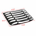 Matte Black Rear Windshield Louvers Cover for Nissan 350Z (2003–2008)