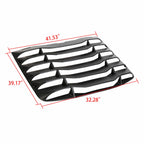 Matte Black Rear Windshield Louvers Cover for Nissan 350Z (2003–2008)