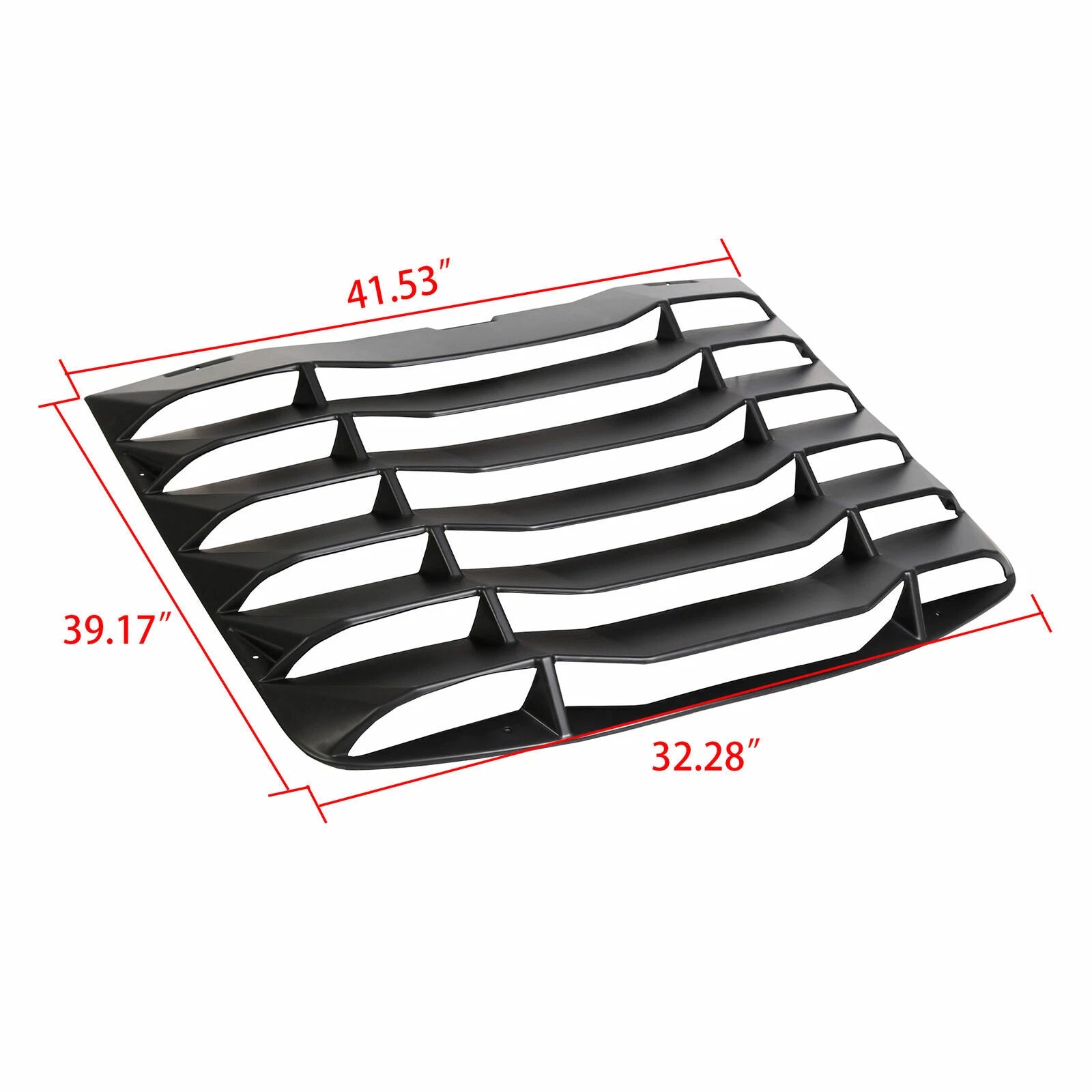 Matte Black Rear Windshield Louvers Cover for Nissan 350Z (2003–2008)