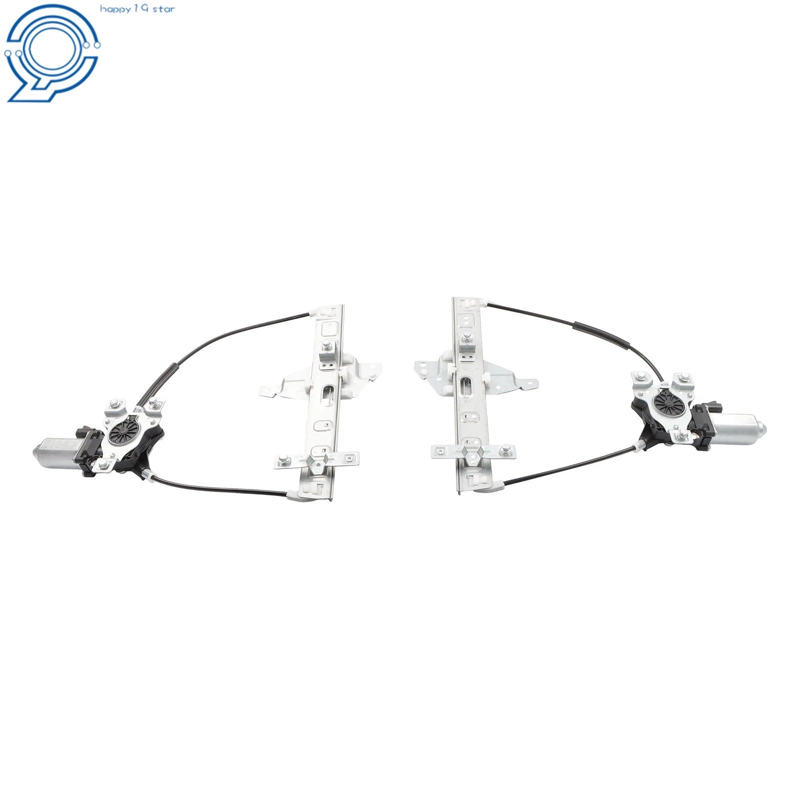 Set of 2 Rear Left+Right Power Window Regulators w/ Motor for Chevrolet Impala (2000–2005)