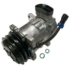 A/C Compressor with 2-Groove Pulley for Peterbilt 379 378 330 357 377 (1999-2003)