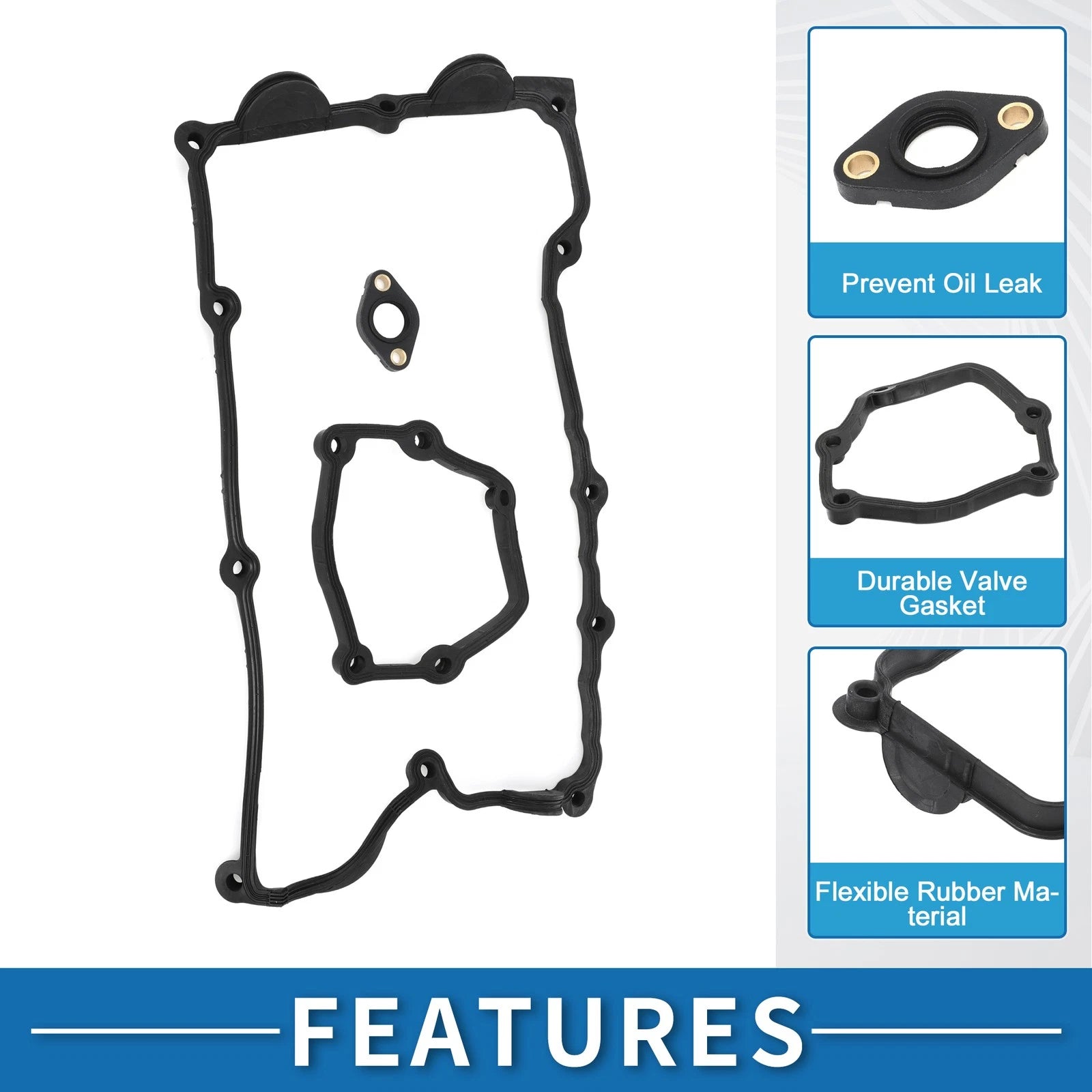 Set of 1 Valve Cover Gasket No. 11128655413 for BMW 1 (E87) 120i (2003–2011)