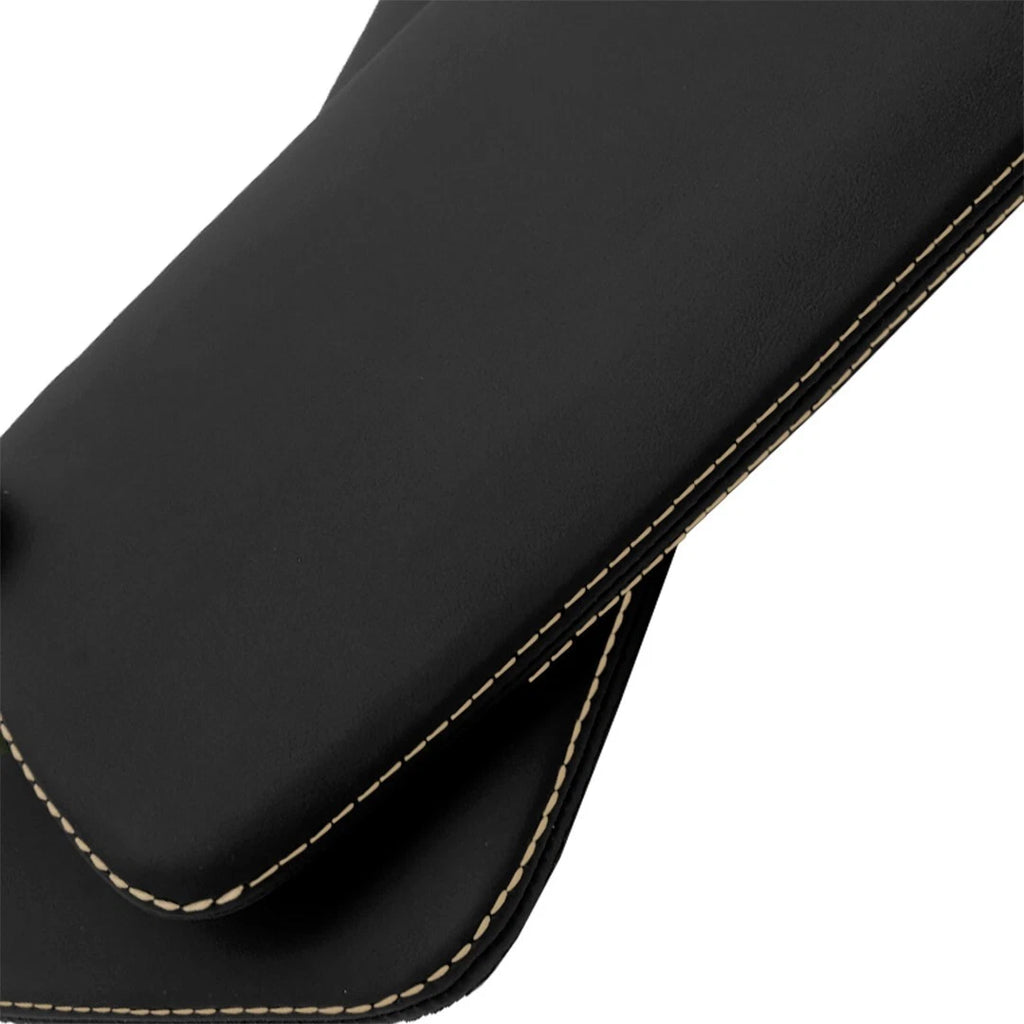 Sunvisor Covers for Ford Mustang (2005–2009) Beige PVC Leather