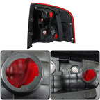 Pair Tail Lights for Ford Edge (2011–2014) Halogen Red Rear
