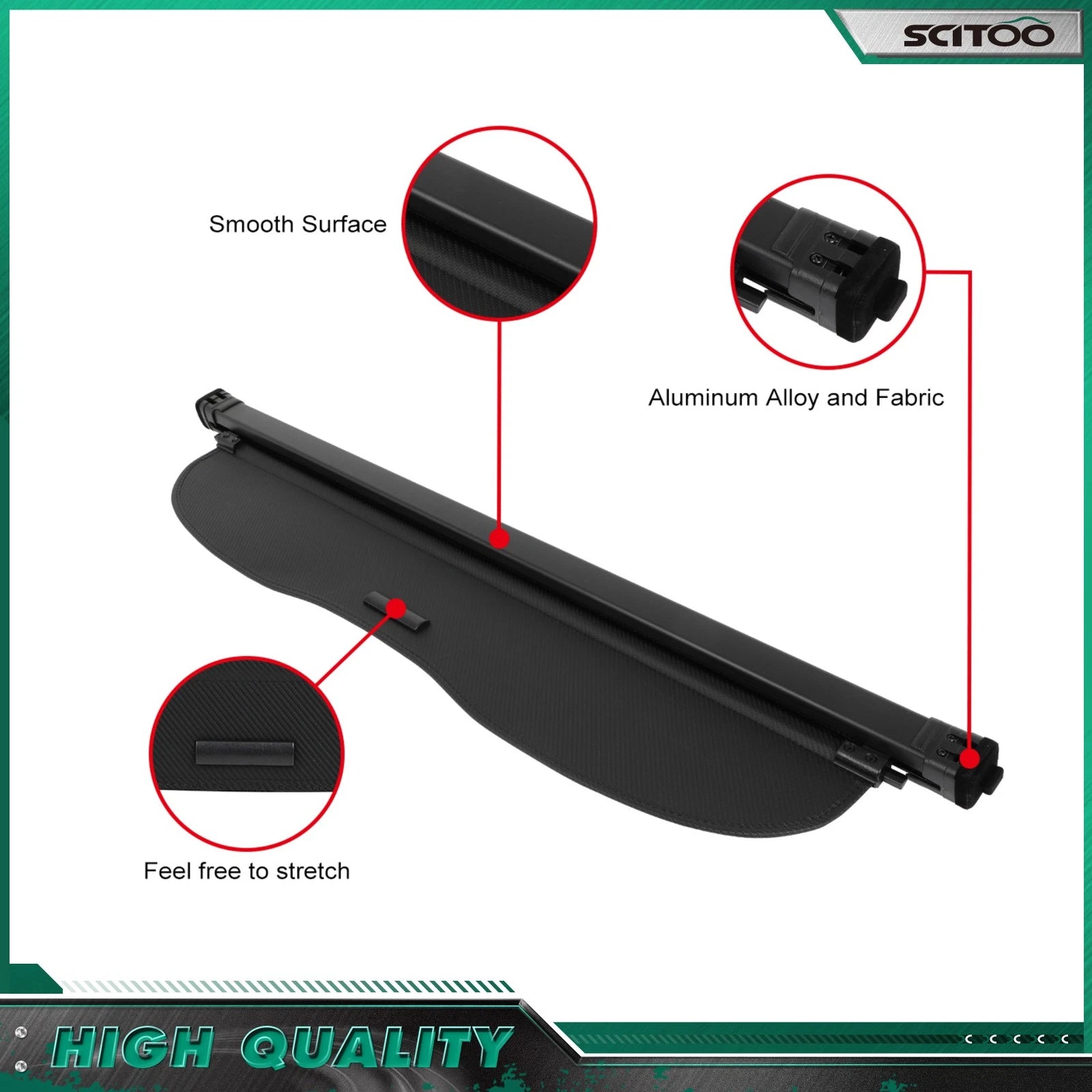 Retractable Cargo Cover for Ford Escape (2013–2019)