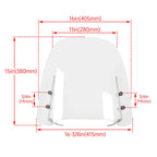 Clear Windshield for Yamaha Honda 125cc 150cc
