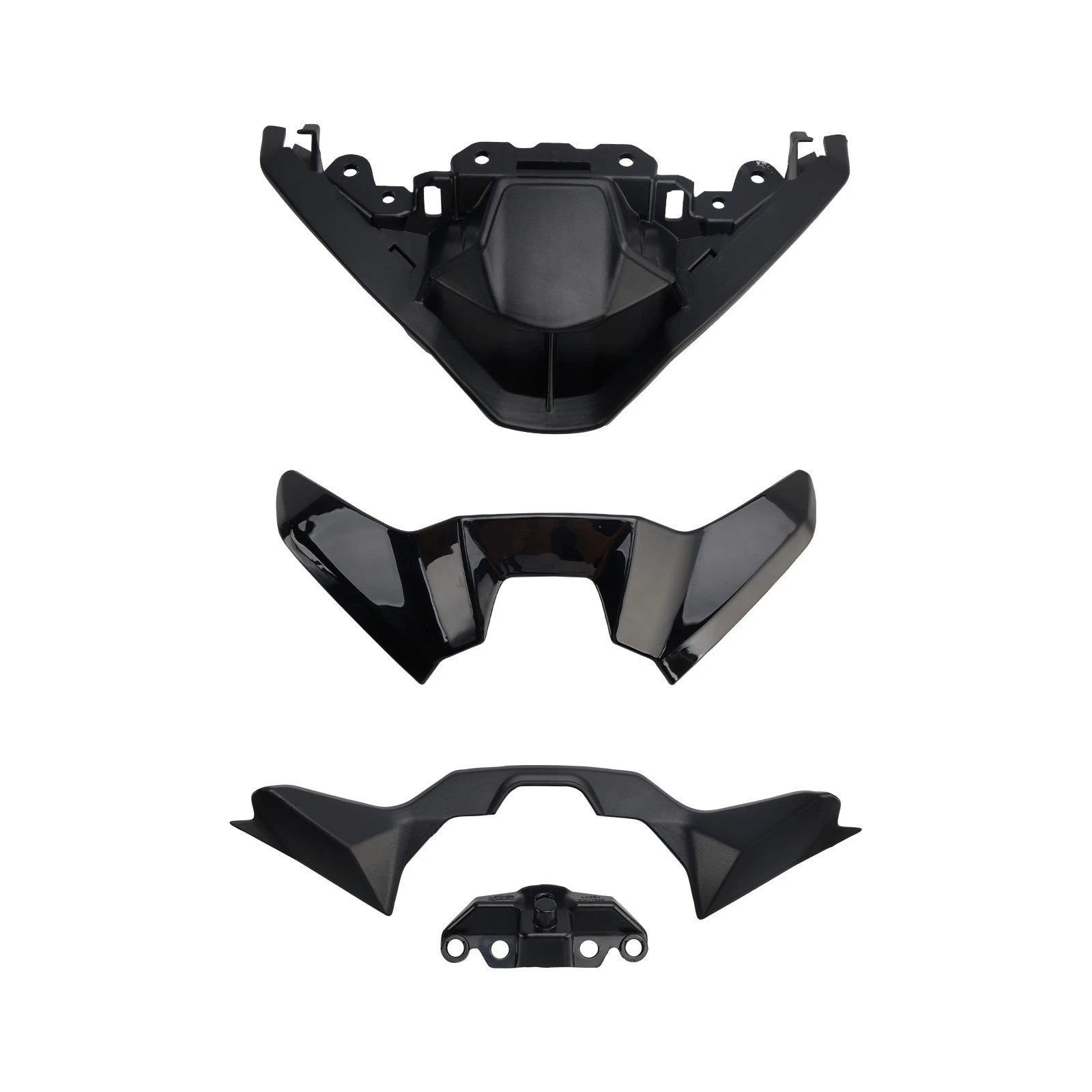 Front Fairing Panel Nose Cover for Street Triple 765 R/RS (2023–2025) Black