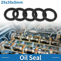 Set of 5 Oil Seal Rotary Shaft Seal Nitrile Rubber 25x35x5mm