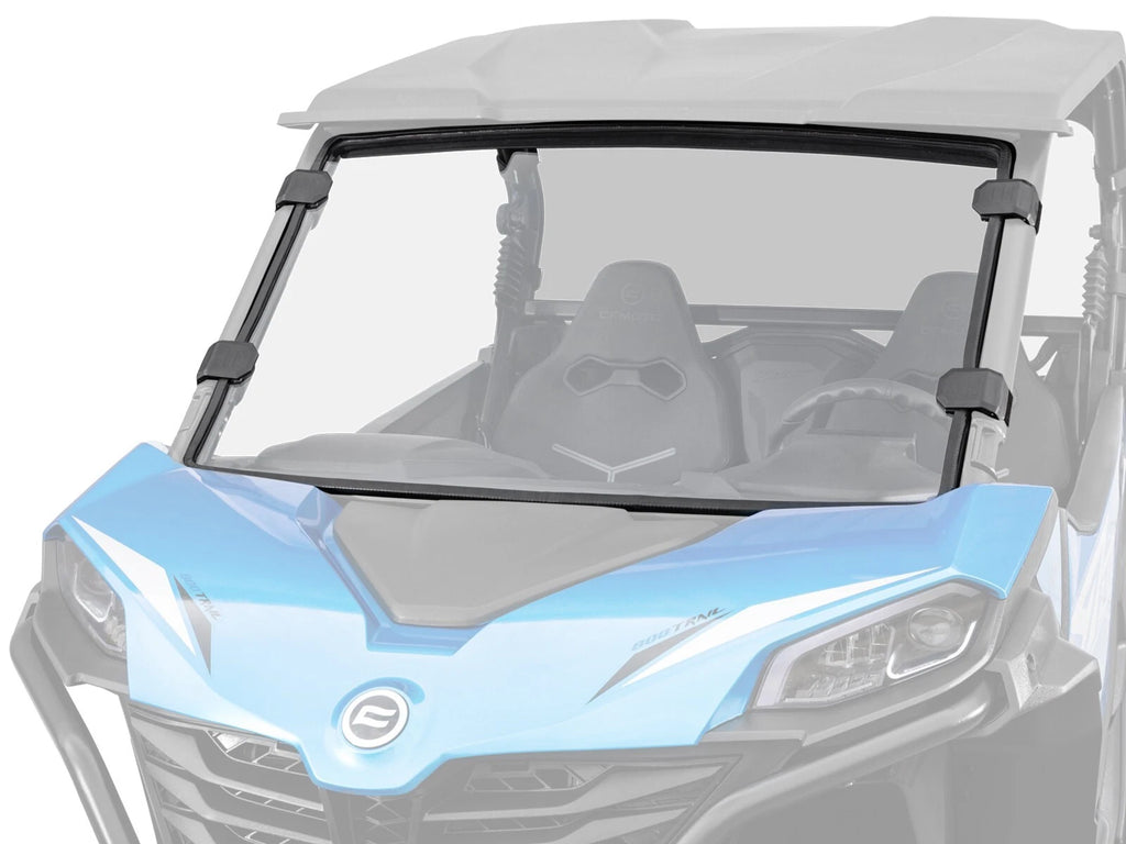 Clear Scratch Resistant Full Windshield for CFMOTO ZForce 950 Trail (2019–2023)