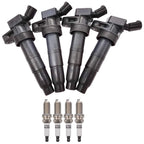 4X Ignition Coils + 4X Spark Plugs for Kia Forte Koup (2010–2013) UF611