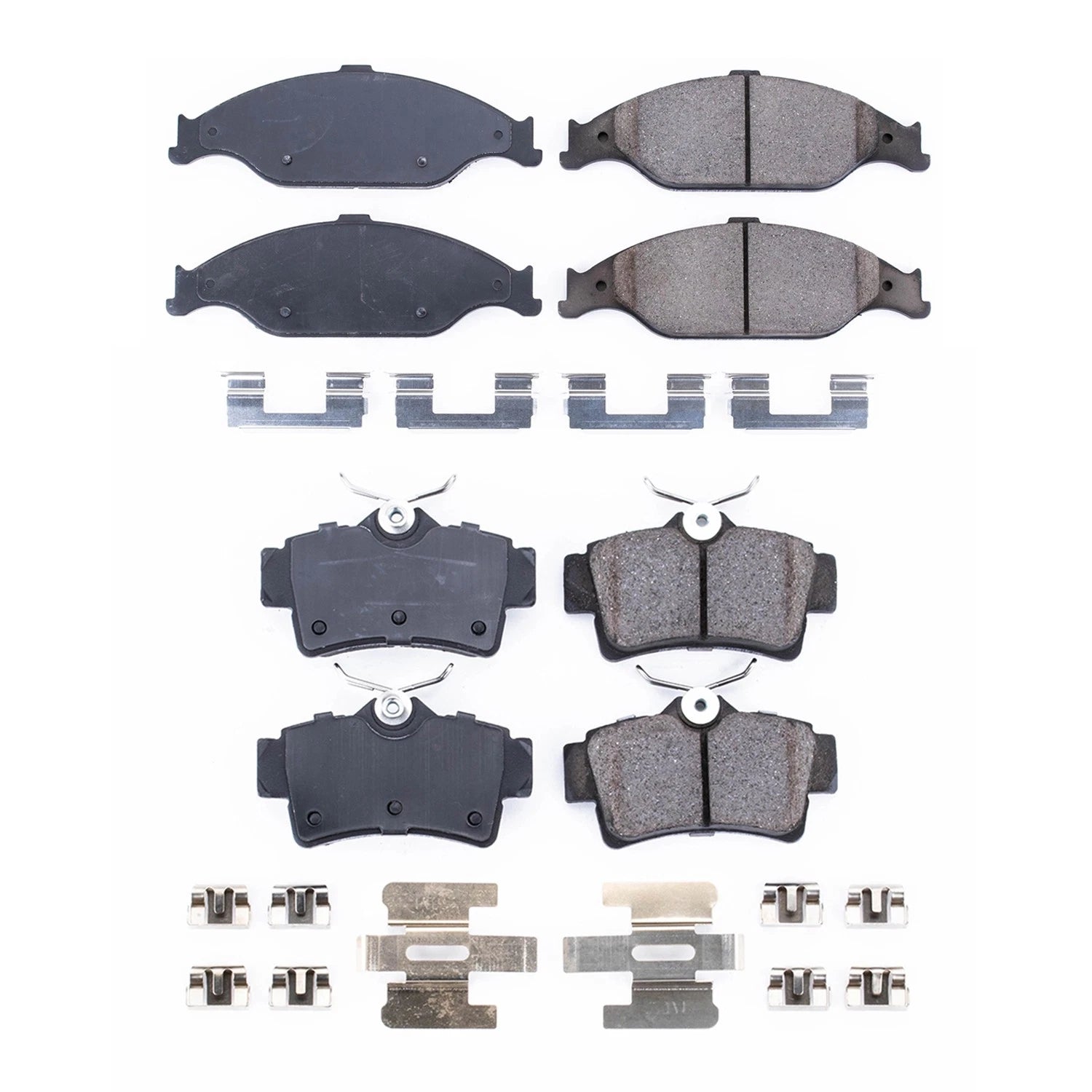PowerStop Z17 Low-Dust Ceramic Disc Brake Pads Kit for Ford Mustang