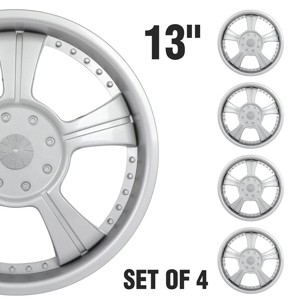 Set of 4 Wheel Covers for R13 Tires