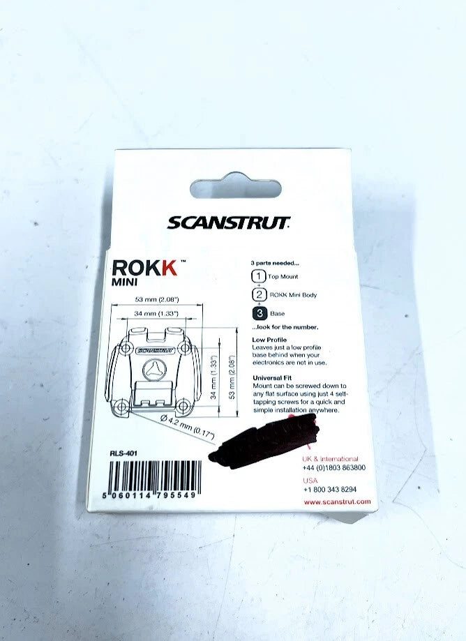 Scanstrut ROKK Mini RLS-401 Screw Down Mount/Base for ROKK Mini (2015–2023)