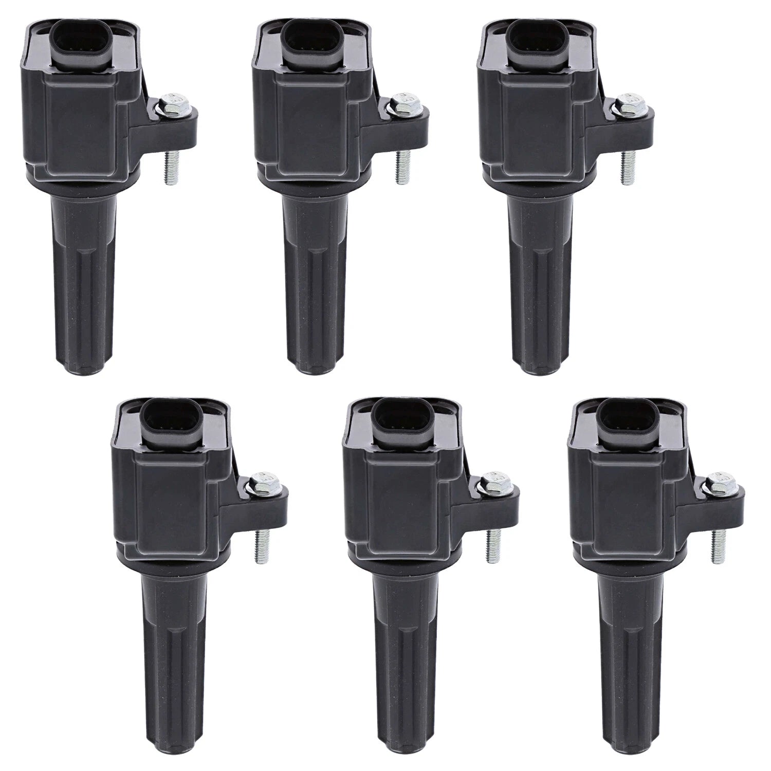 Set of 6 Denso COP Ignition Coils for Rainier Trailblazer Envoy 9-7x (2002–2009)