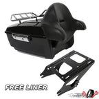 Trunk Backrest Mount Rack for Harley Davidson Tour Street Glide (2014–2026)