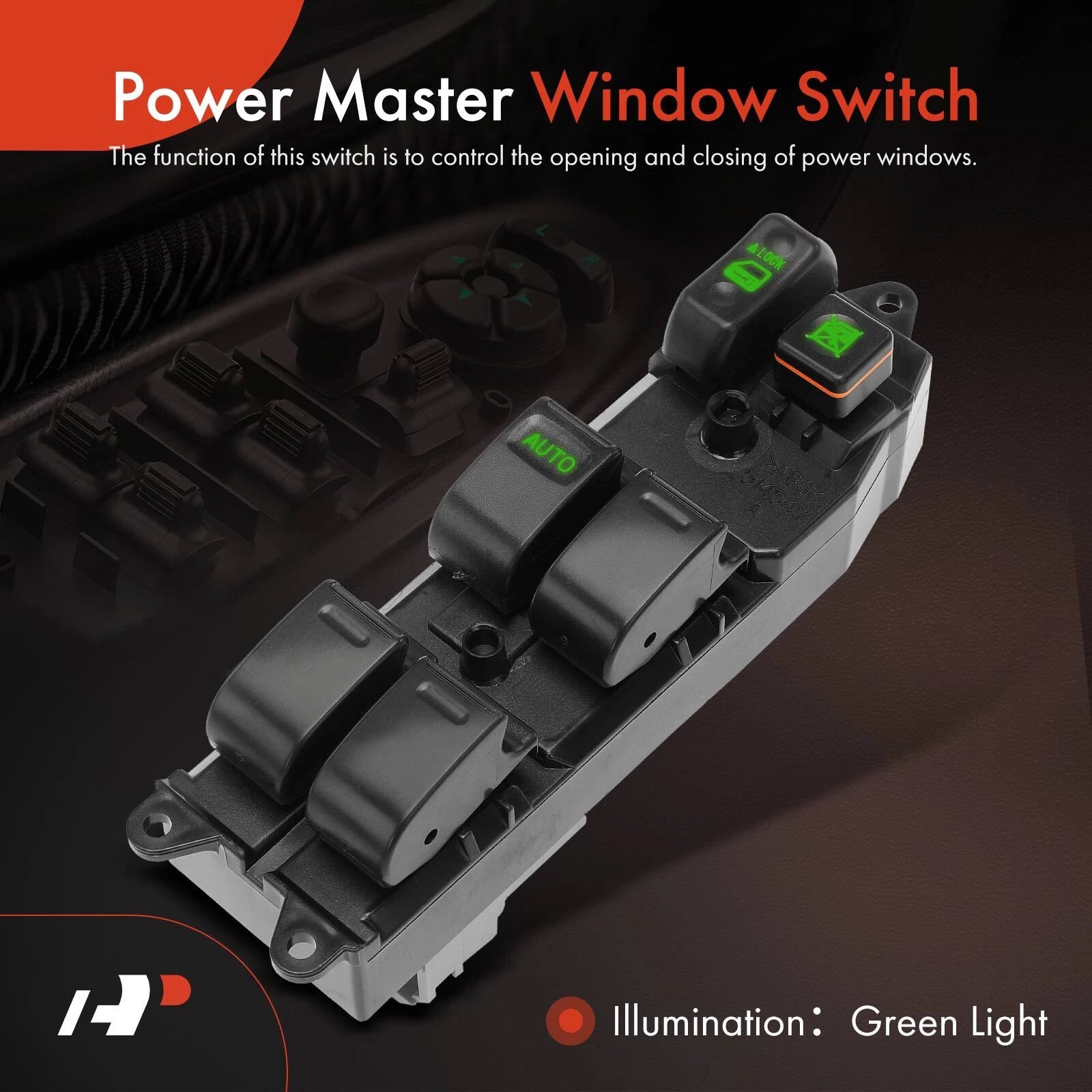Front Left Power Window Switch for Toyota Prius (2004-2009)