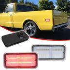 2X Clear LED Rear Side Marker Lights for Chevy GMC C/K Trucks Suburban