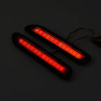 Red LED Rear Bumper Reflectors for Car Taillight Brake Fog Light
