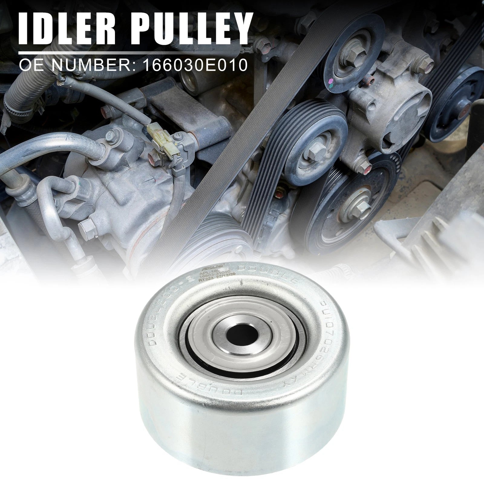 Drive Belt Idler Pulley for Toyota 4Runner (2009–2023) 166030E010