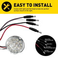 Dual Revolution 17LED Watermelon Light for 12V Trucks Trailers (EXV)