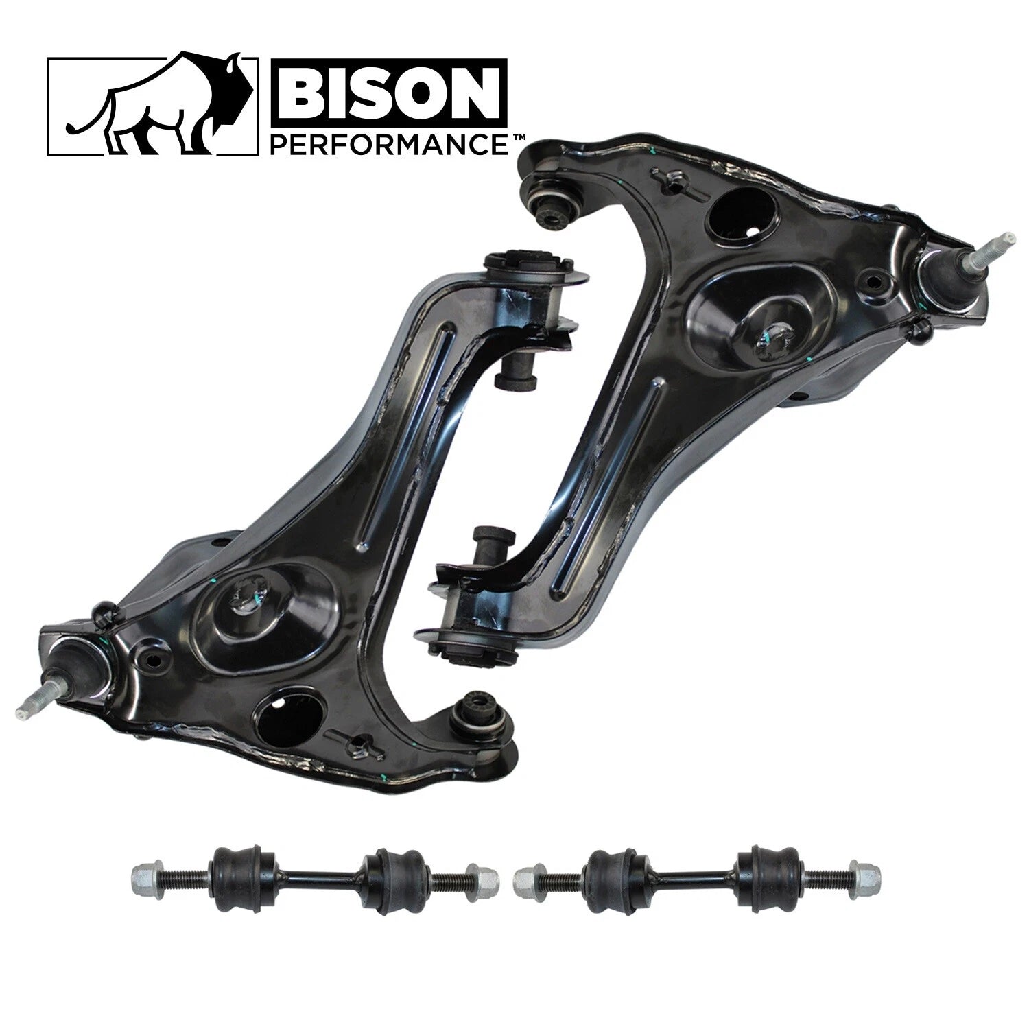Set of 4 Front Lower Control Arm Sway Bar Links for Ford Lincoln