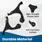 8x Front Suspension Kit Lower Control Arm Ball Joint Sway Bar for Sonata (2011–2014)