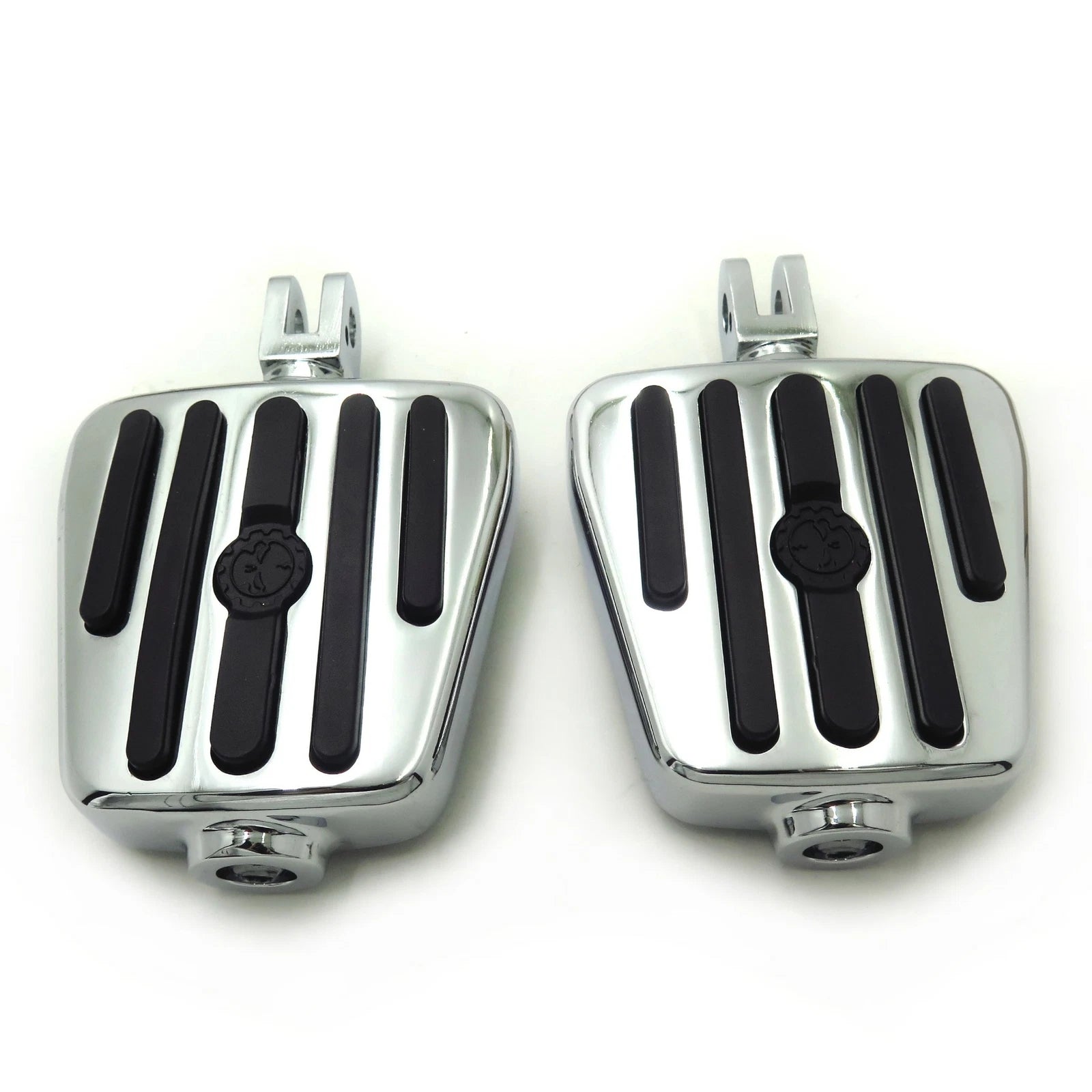 Chrome Rubber Footpegs for Triumph Legend (1999–2001)