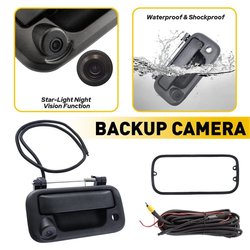 Tailgate Handle with Backup Camera for Ford F150 (2004–2014) F250 F350 F450