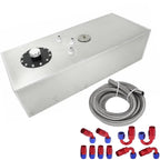 15 Gallon Aluminum Fuel Cell Gas Tank with Level Sender for Universal Use