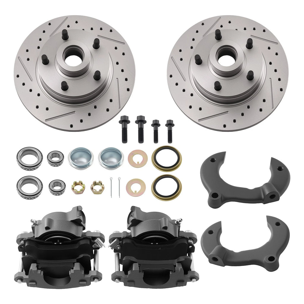 Front Brake Rotor Kit 11" for Ford Mustang II (1974–1978) 5 x 4.75"