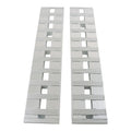 2Pcs 60"x12" Aluminum Trailer Ramps for Truck Car Auto (6500 LBS)