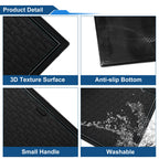 16 Pcs Non-Slip Mat for BMW X3 (2018–2019) PVC Black