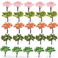 20pcs Cherry Blossom Model Trees for Garden Scenery