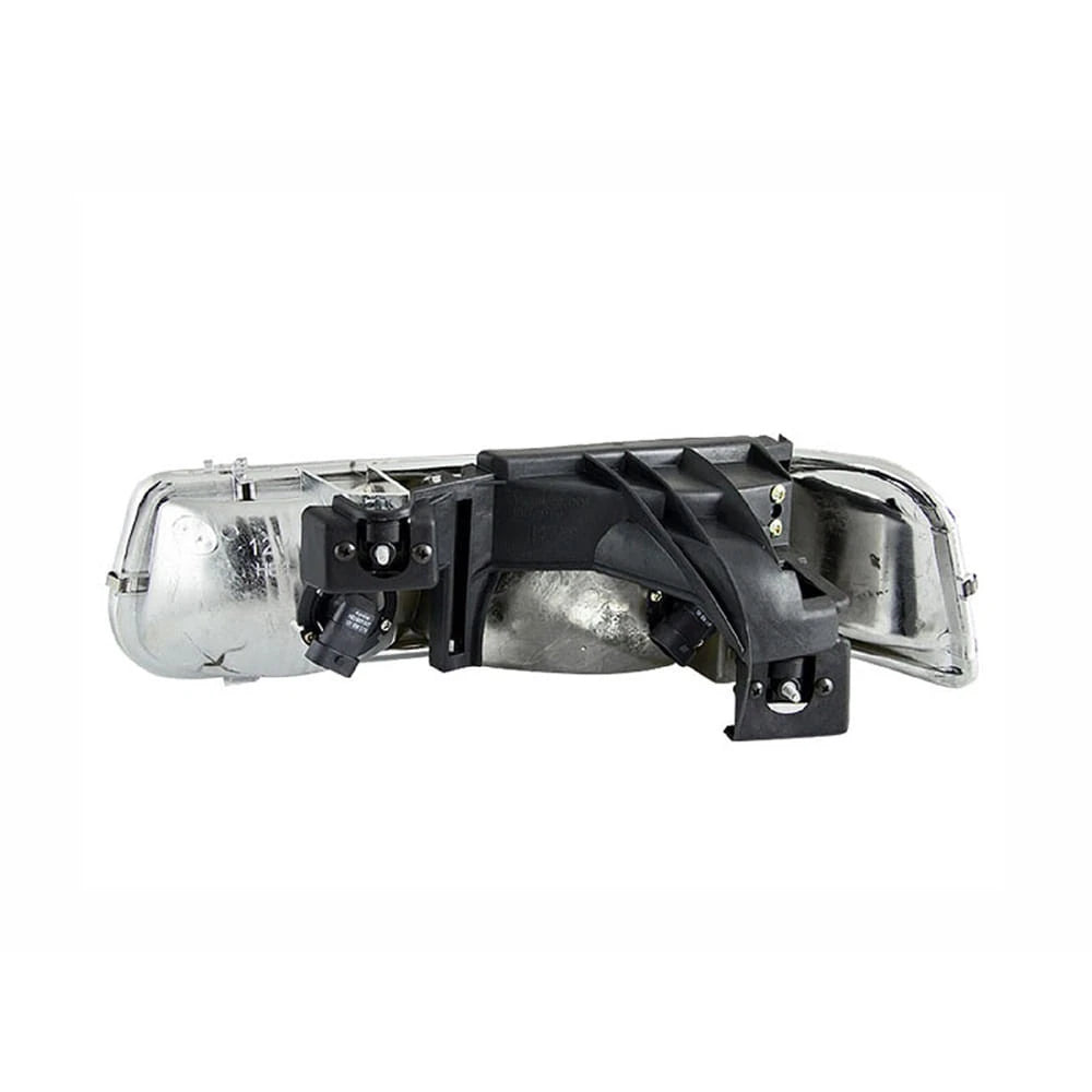 Chrome Clear Lens Crystal Headlight Set for Chevrolet Suburban 1500 (2000–2006)