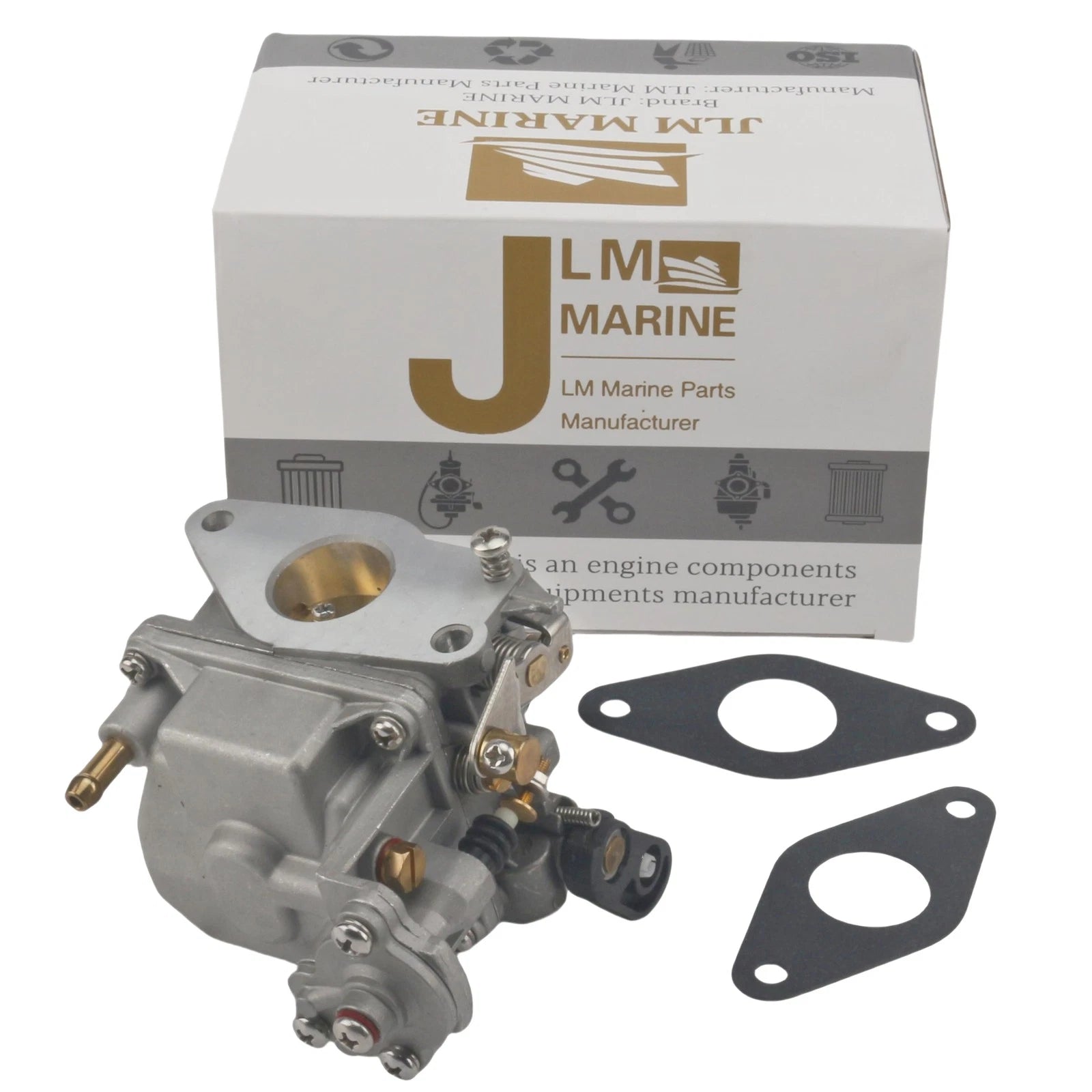 Carburetor & Gasket for Mercury Mariner 4 Stroke 9.9 13.5 15 HP (1990–2023)
