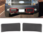 Front Bumper Guards Inserts Pads Caps Pair LH+RH for Ford F150 (2009–2014)