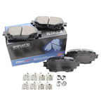 Set of 4 Akebono ProACT Rear Ceramic Brake Pads for Toyota Corolla Highlander Sienna (2014–2021)