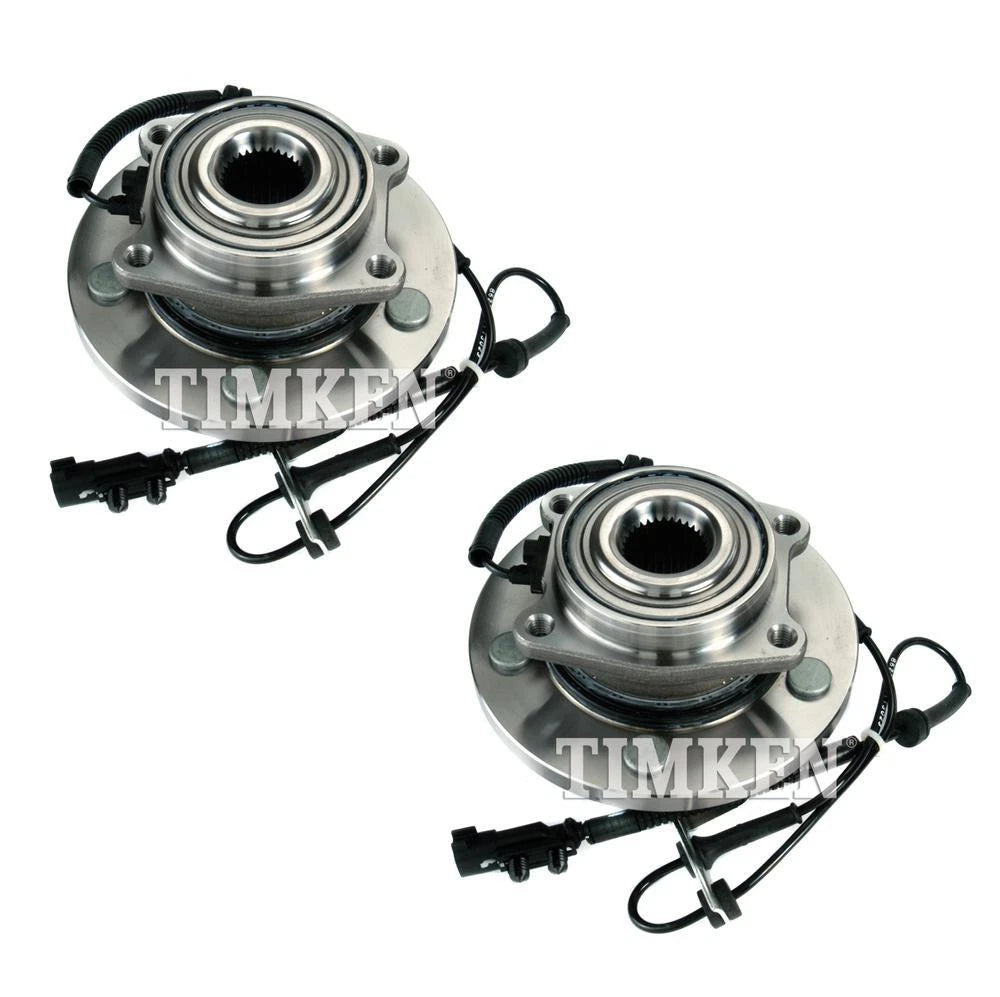 Set of 2 Wheel Bearing and Hub Assemblies for Chrysler Dodge Ram VW FWD