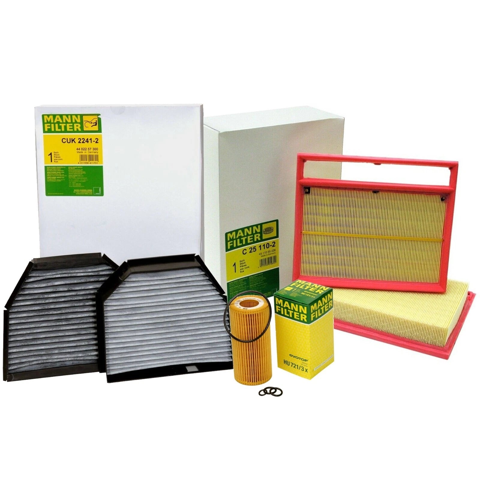 Mann Oil Air Carbon Cabin Filter Service Kit for Benz R230 M275 M285 (2002–2012)