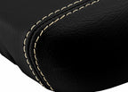 Leather Console Lid Armrest Cover for Hyundai Equus (2010–2013) Beige Stitch