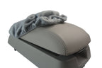 Fleece Console Lid Armrest Cover for Hyundai Santa Fe (2007–2012) Gray