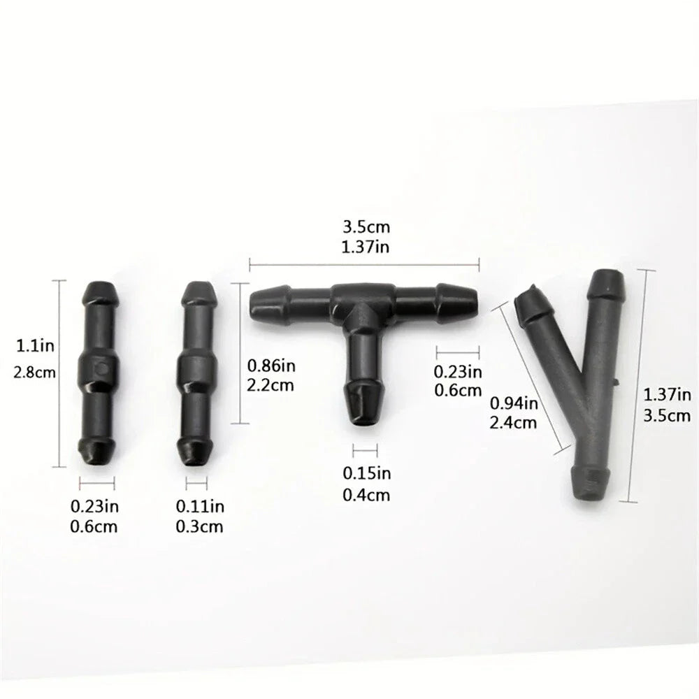 4 x Windscreen Wiper Arm Washer Nozzle Jets for Car (No Year Specified)