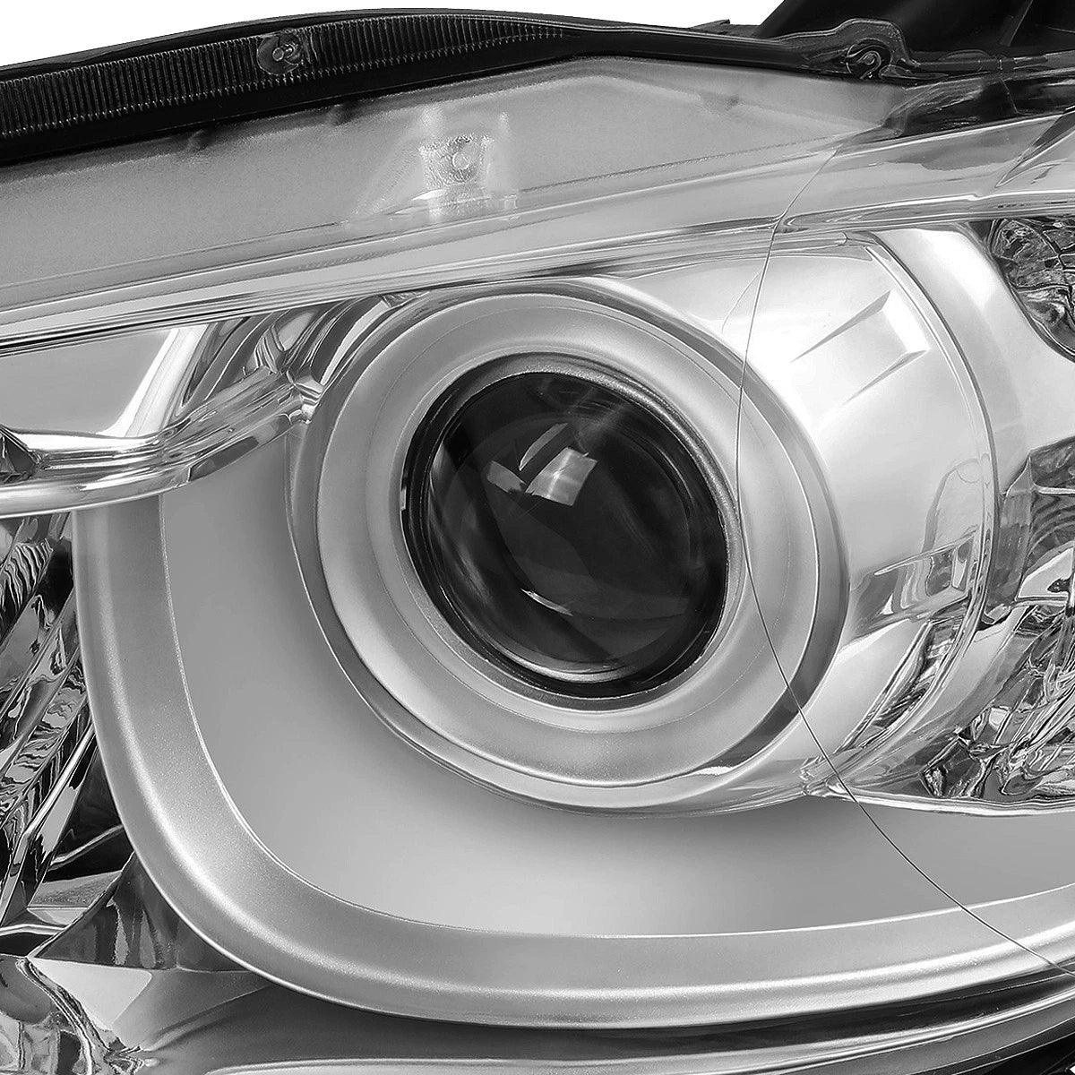 Pair Chrome/Clear Signal Projector Headlights for Mazda CX-5 (2013–2016)