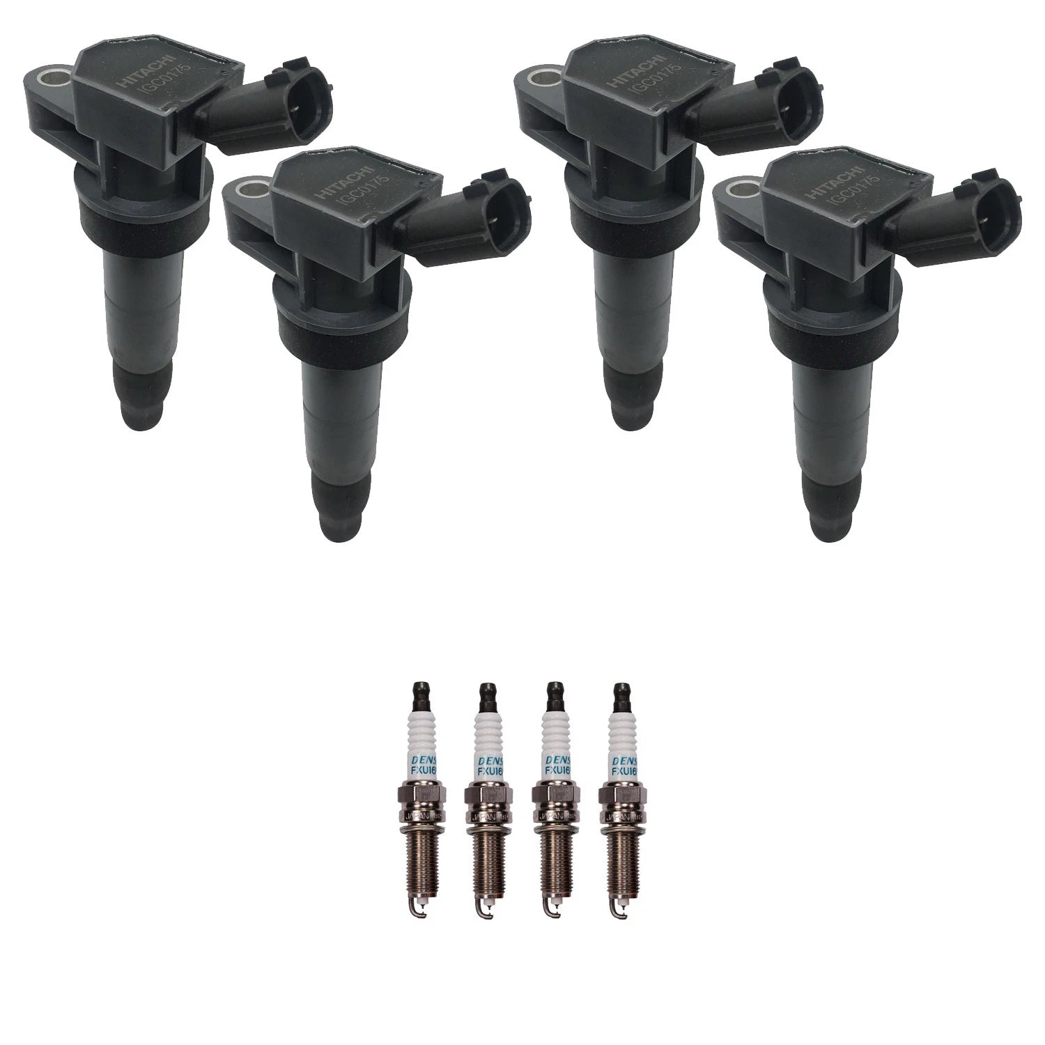 Set of 4 Ignition Coils & Spark Plugs for Sonata Sportage (L4)