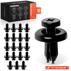 Set of 20 Nylon Front Fender Retainer Clips for Honda Civic