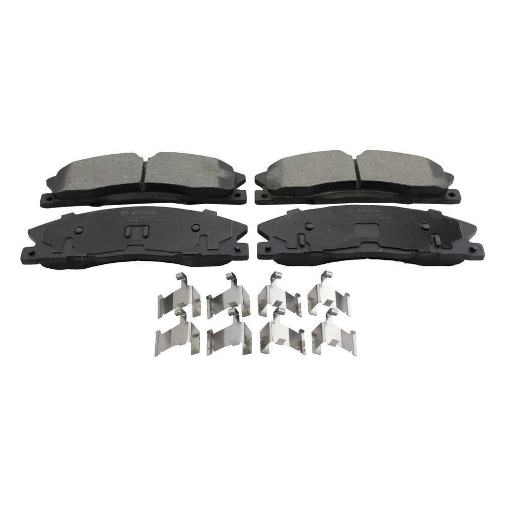 Set of 4 Bosch QuietCast Front Ceramic Brake Pads for Ford Explorer Flex Taurus Lincoln MKS
