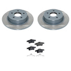 DuraGo Rear Rotors & Hella Ceramic Disc Brake Pads Kit for Ford Escape (2013–2019)