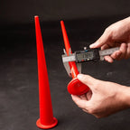 2X Red Caulking Nozzle Set 30cm for Smooth Sealant Flow