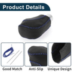 Gear Shift Knob Cover for Volkswagen Jetta (2012–2019) Black Blue