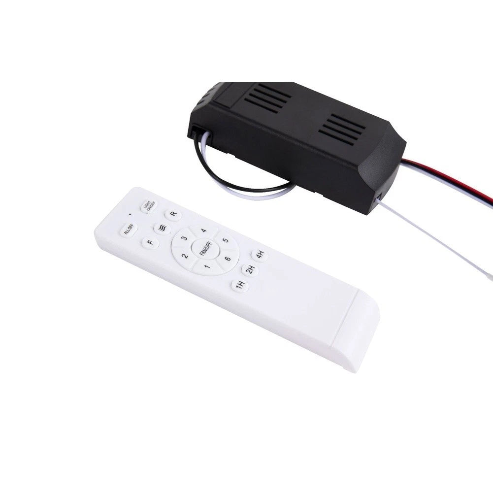 Ceiling Fan Remote Control for 24V DC Motors (1H 2H 4H Timer, Light)